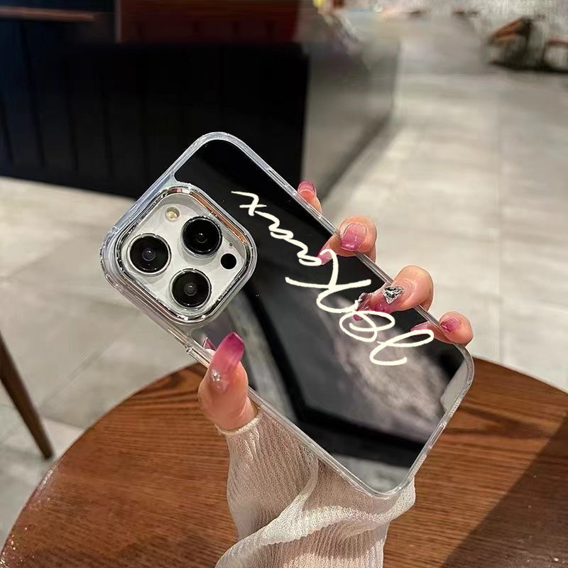 Brugerdefineret spejl telefon etui