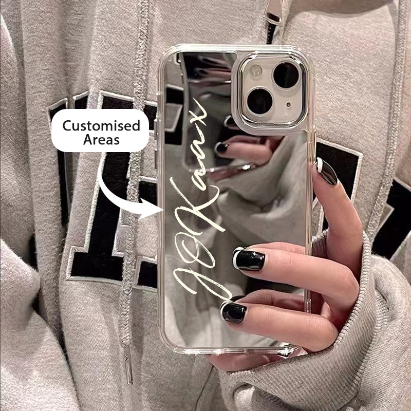 Brugerdefineret spejl telefon etui